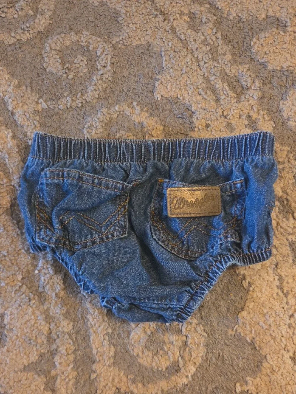 Wrangler Denim Baby Diaper Cover - Blue